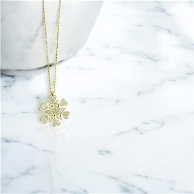 14 Ayar Altın Kartaneli Kolye  -  0201279