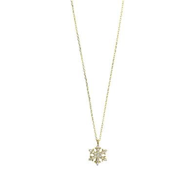 14 Ayar Altın Kartaneli Kolye  -  0204031