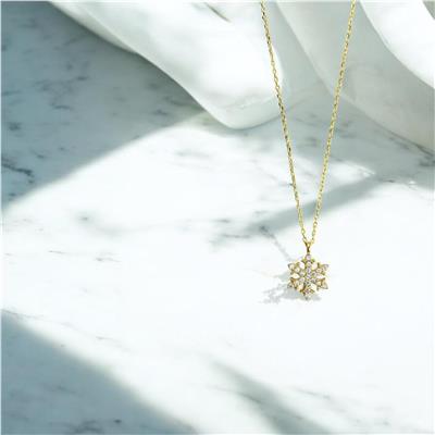 14 Ayar Altın Kartaneli Kolye  -  0204031