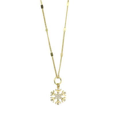 14 Ayar Altın Kartaneli Kolye  -  0205468