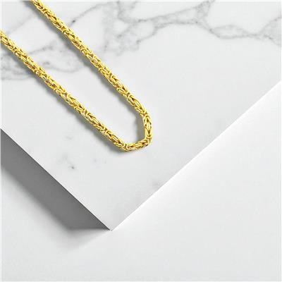 14 Ayar Altın Kral Zincir  -  0194441