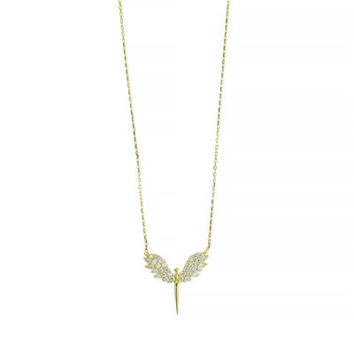 14 Ayar Altın Melek Kolye  -  0201269