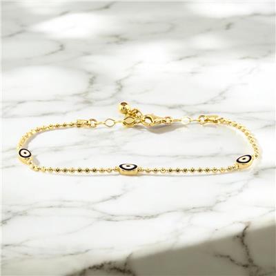 14 Ayar Altın Nazar Boncuklu Bileklik  -  0188368