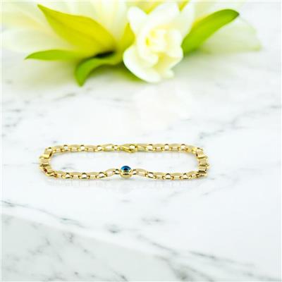 14 Ayar Altın Nazar Boncuklu Bileklik  -  0200920