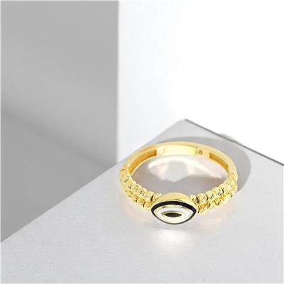 14 Ayar Altın Nazar Boncuklu Yüzük - 0170171