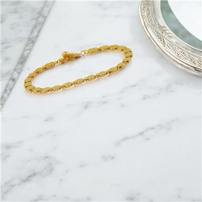 14 Ayar Altın Pullu Bileklik  -  0187990