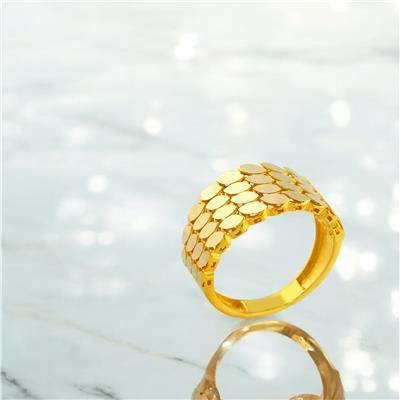 14 Ayar Altın Pullu Yüzük  -  0198960