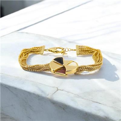 14 Ayar Altın Renkli Bileklik  -  0191102