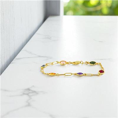 14 Ayar Altın Renkli Bileklik  -  0197795