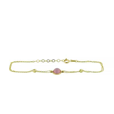 14 Ayar Altın Renkli Bileklik  -  0201400