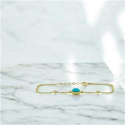 14 Ayar Altın Renkli Bileklik  -  0201401