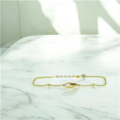 14 Ayar Altın Renkli Bileklik  -  0201402