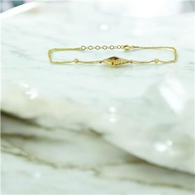 14 Ayar Altın Renkli Bileklik  -  0201403