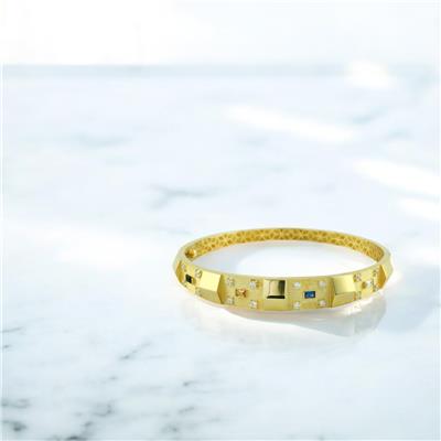 14 Ayar Altın Renkli Bilezik  -  0202323