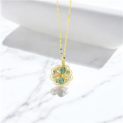 14 Ayar Altın Renkli Kolye  -  0191081