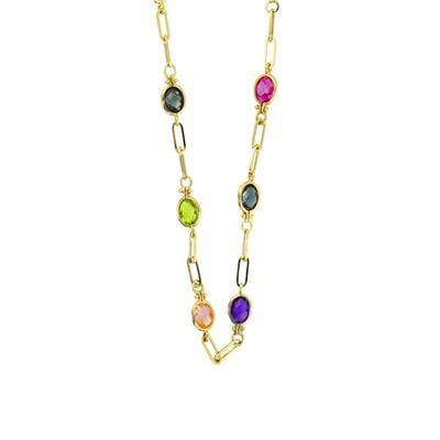 14 Ayar Altın Renkli Kolye  -  0197796