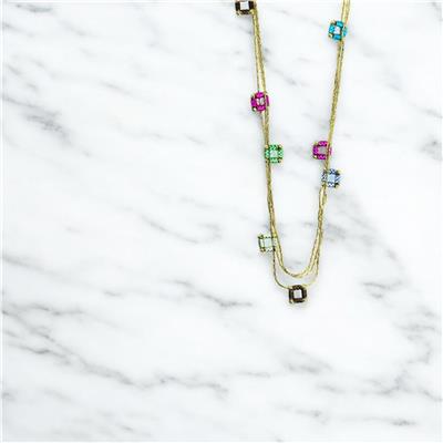 14 Ayar Altın Renkli Kolye  -  0200435