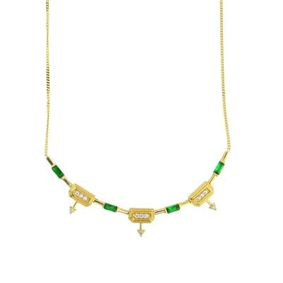 14 Ayar Altın Renkli Kolye  -  0204208