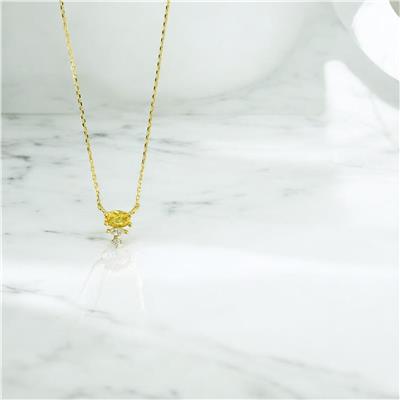 14 Ayar Altın Renkli Kolye  -  0206140