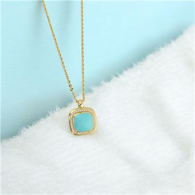 14 Ayar Altın Renkli Kolye  -  F003555