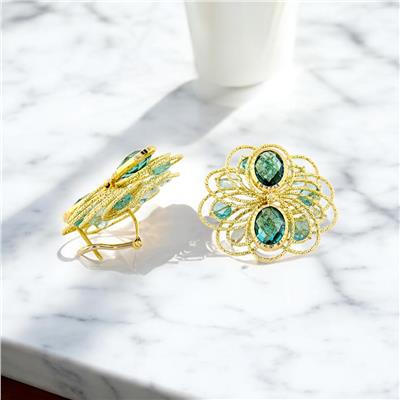 14 Ayar Altın Renkli Küpe  -  0191080