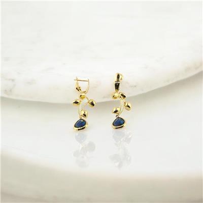 14 Ayar Altın Renkli Küpe  -  0191086