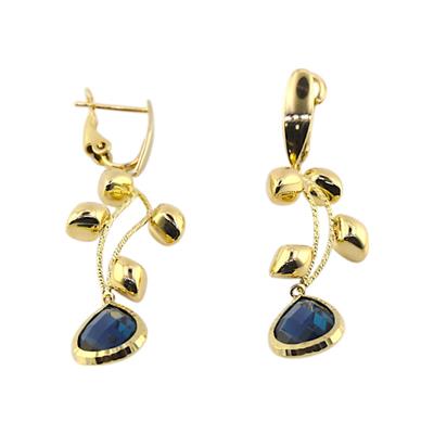 14 Ayar Altın Renkli Küpe  -  0191086