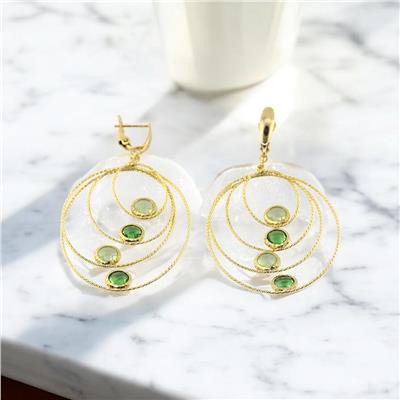 14 Ayar Altın Renkli Küpe  -  0191089