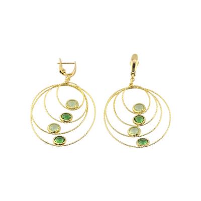 14 Ayar Altın Renkli Küpe  -  0191089