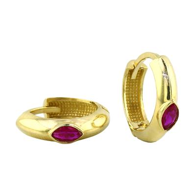 14 Ayar Altın Renkli Küpe  -  0201107