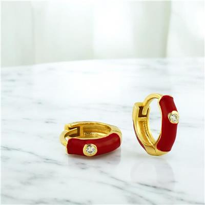 14 Ayar Altın Renkli Küpe  -  0206204