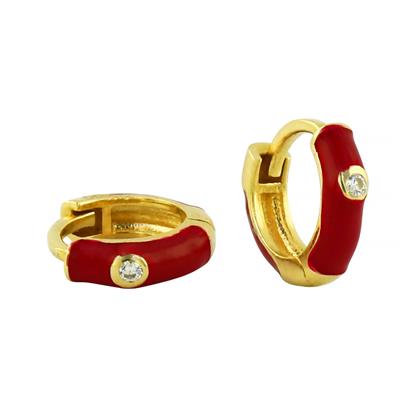 14 Ayar Altın Renkli Küpe  -  0206204