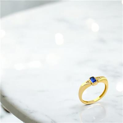 14 Ayar Altın Renkli Yüzük  -  0190625