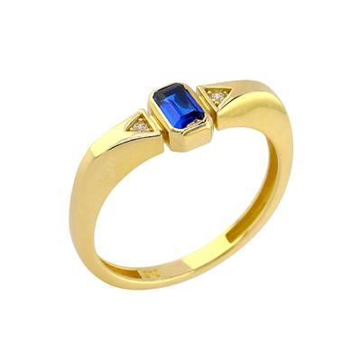 14 Ayar Altın Renkli Yüzük  -  0190625