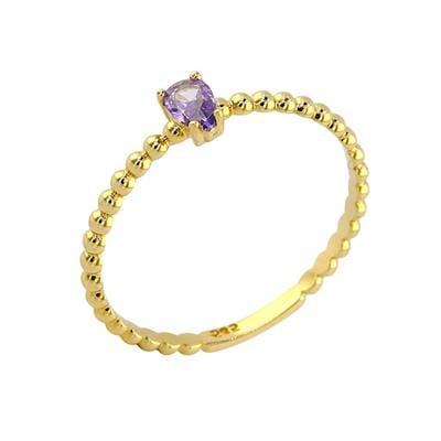 14 Ayar Altın Renkli Yüzük  -  0190627