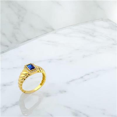 14 Ayar Altın Renkli Yüzük  -  0190628