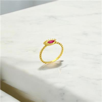 14 Ayar Altın Renkli Yüzük  -  0190644