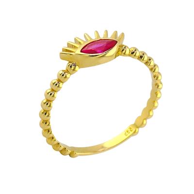 14 Ayar Altın Renkli Yüzük  -  0190644