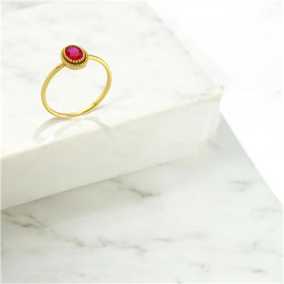 14 Ayar Altın Renkli Yüzük  -  0190645