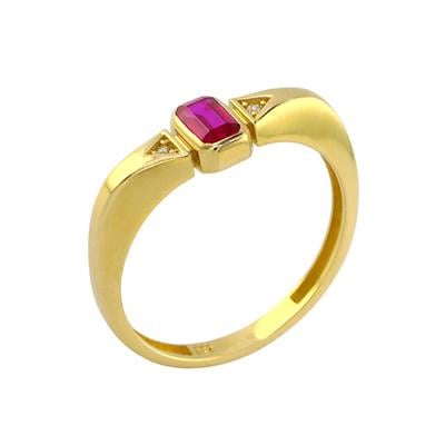 14 Ayar Altın Renkli Yüzük  -  0190649