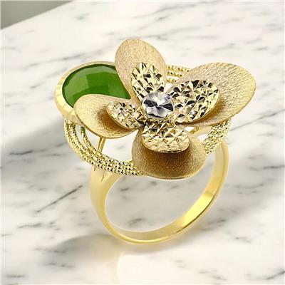 14 Ayar Altın Renkli Yüzük  -  0191082