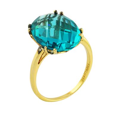 14 Ayar Altın Renkli Yüzük  -  0197776