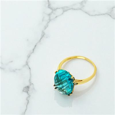 14 Ayar Altın Renkli Yüzük  -  0197776