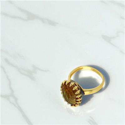 14 Ayar Altın Renkli Yüzük  -  0197781