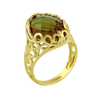 14 Ayar Altın Renkli Yüzük  -  0197782