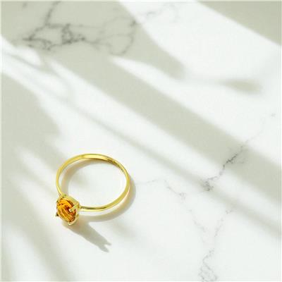 14 Ayar Altın Renkli Yüzük  -  0197789