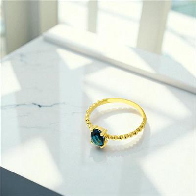 14 Ayar Altın Renkli Yüzük  -  0197791