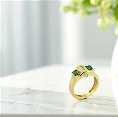 14 Ayar Altın Renkli Yüzük  -  0197909