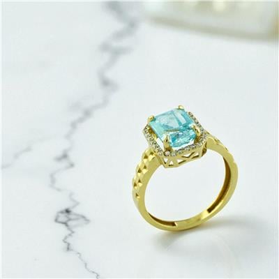 14 Ayar Altın Renkli Yüzük  -  0199719