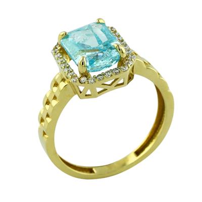 14 Ayar Altın Renkli Yüzük  -  0199719